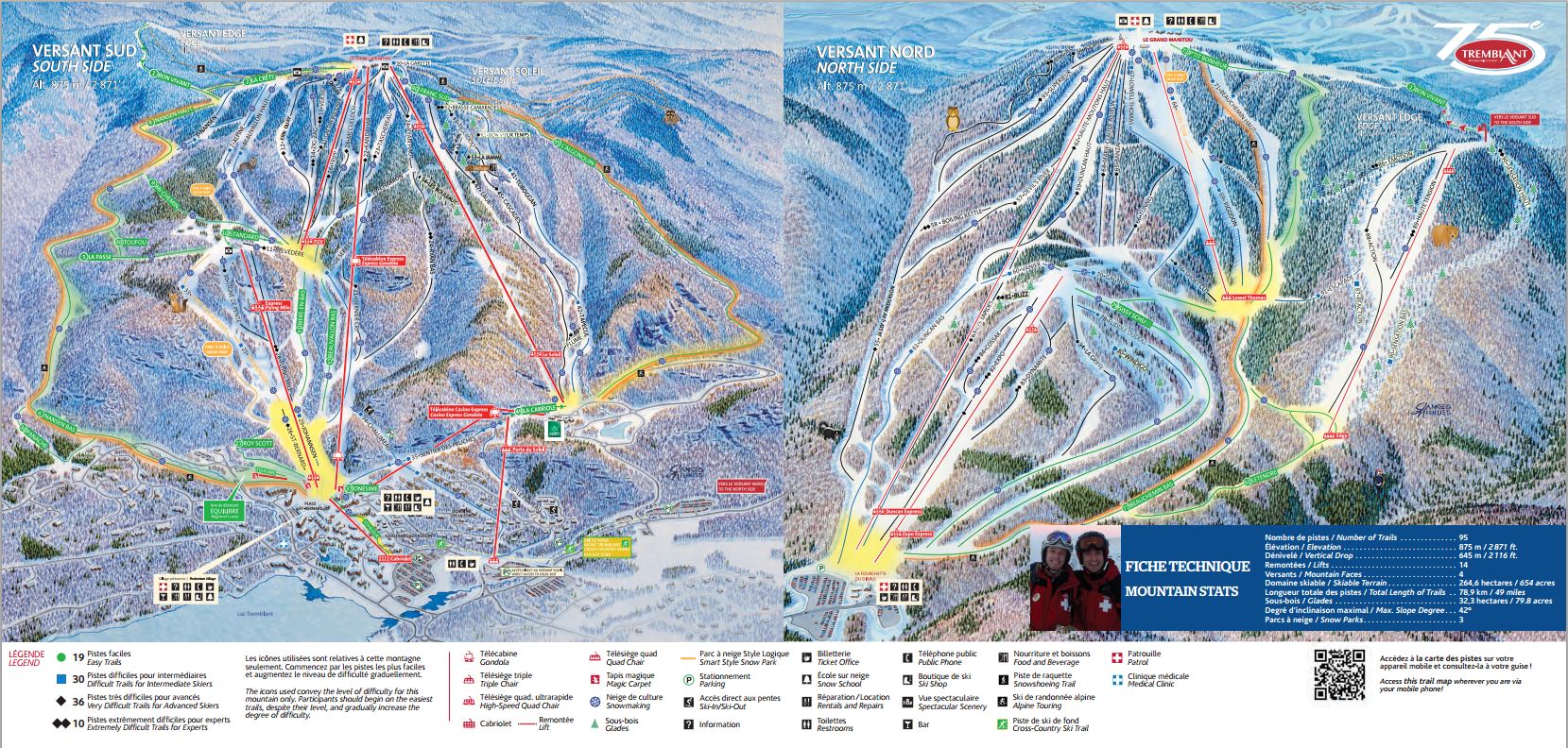 pista ski em Mont Tremblant