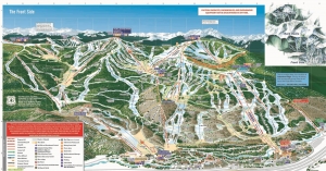 Mapa Vail Front Side