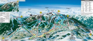 mapa pista snowmass esqui