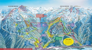 Mapa Pista Whistler Blackcomb