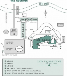 Lions Square Lodge Mapa