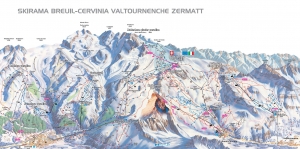 Mapa Pista Club Med Cervinia